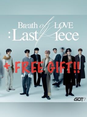 (SEALED) GOT7 Breath of Love: Last Piece Album + Pre-Order Benefits | 7 Versions